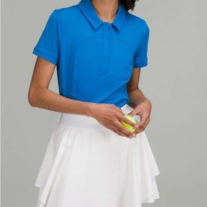 EUC Lululemon Quick-Drying Short Sleeve Polo Shirt - 
Poolside Size 10